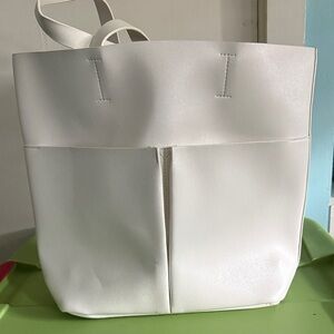 Neiman Marcus White Tote Bag